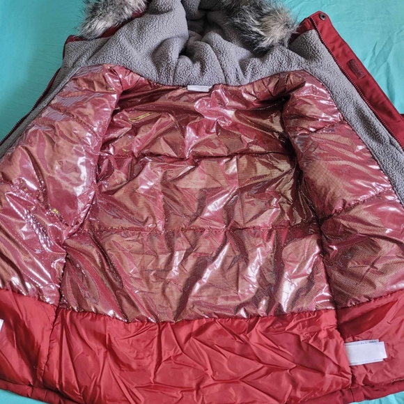 Columbia Omni heat Nordic Strider jacket 14/15 Youth sz L in red jasper - Picture 2 of 7